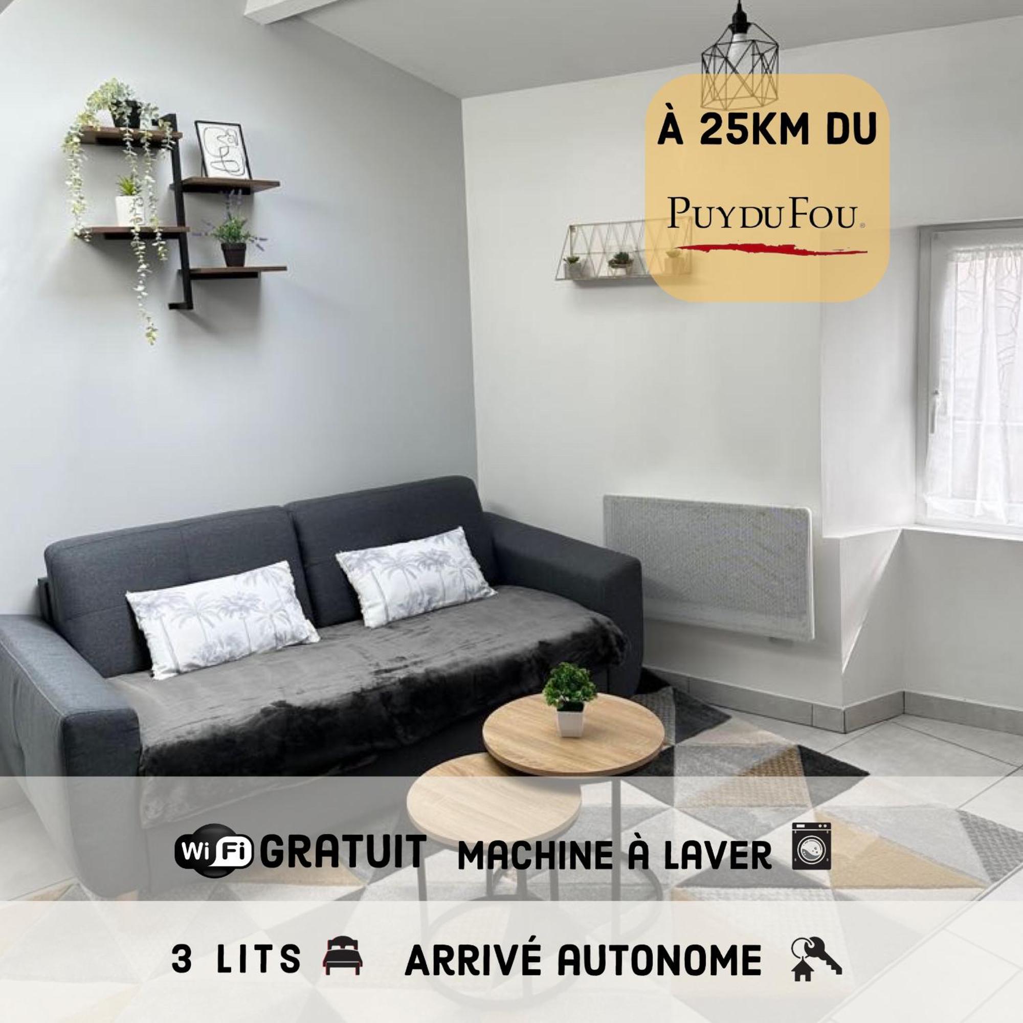 Duplex En Centre-ville Proche Du Puy-du-fouu Apartment Cholet